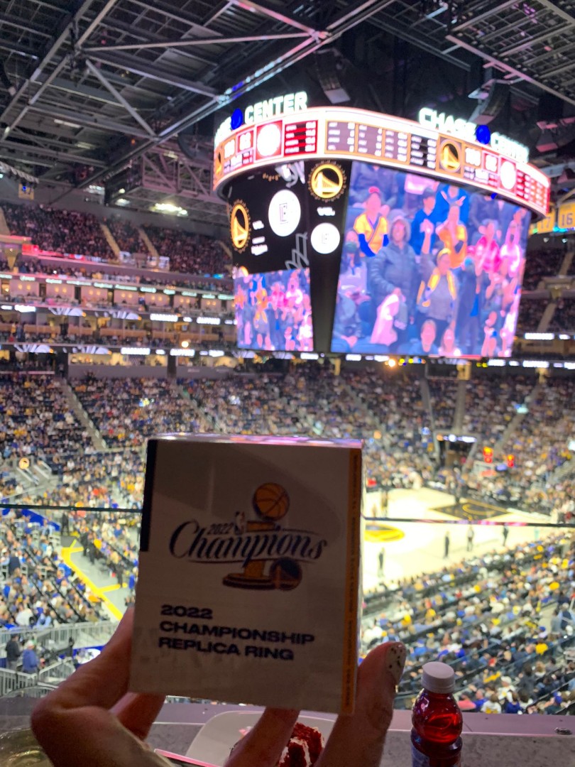 Golden State Warriors NBA Championship Ring Replica