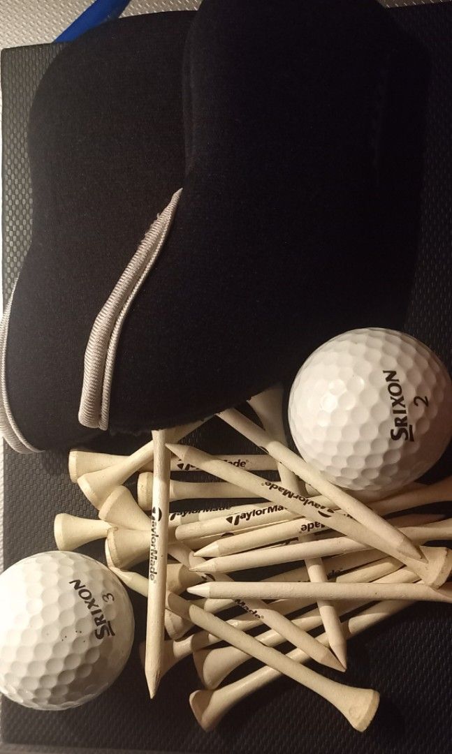 Golf tees golf ball n cover, Sports Equipment, Sports & Games, Golf on