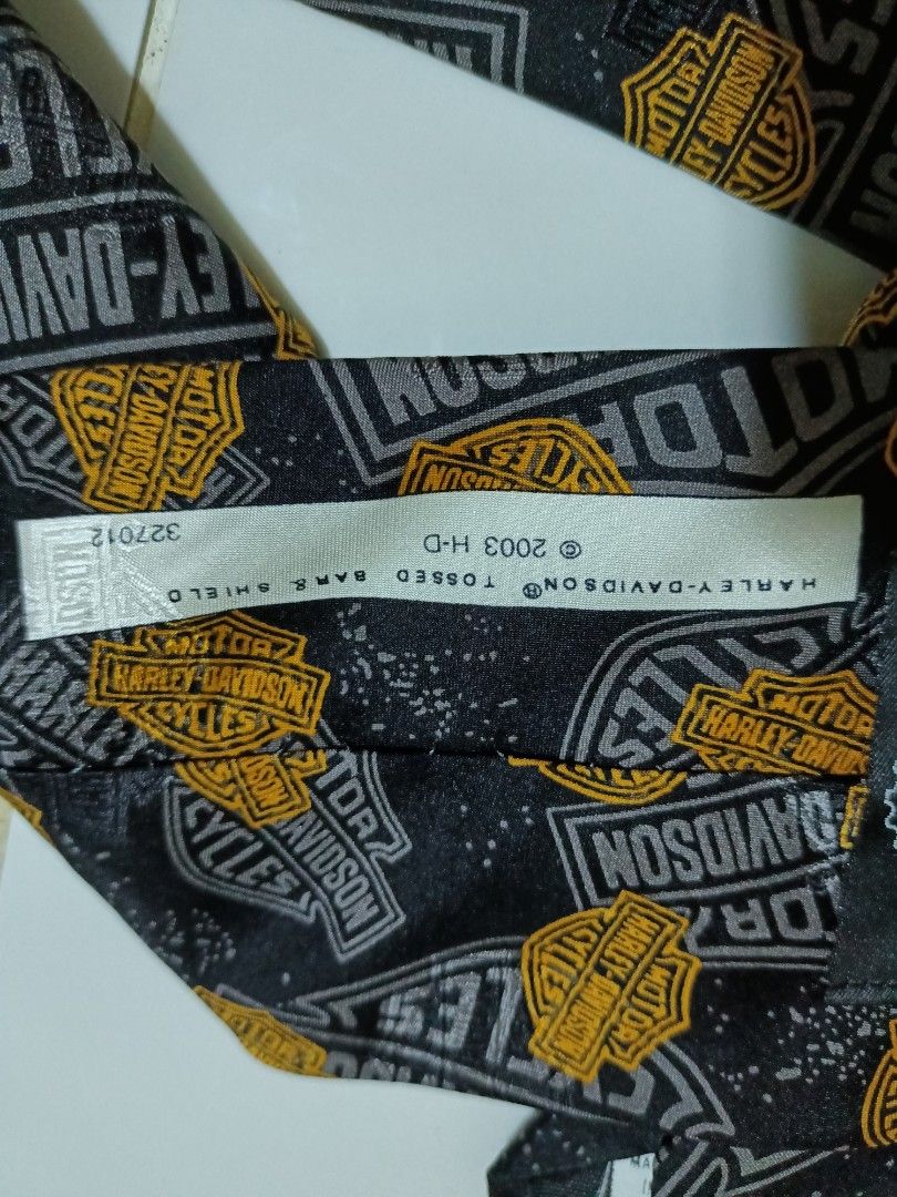 harley davidson neck tie