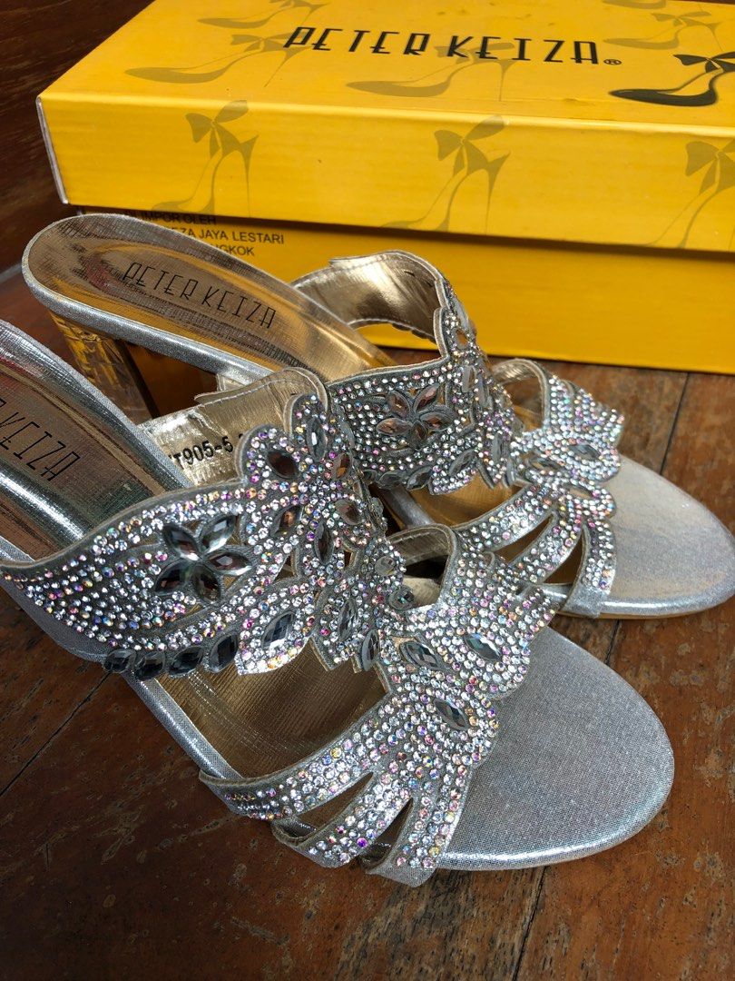 Peter Keiza Big Strap Sandal Wedges Wanita