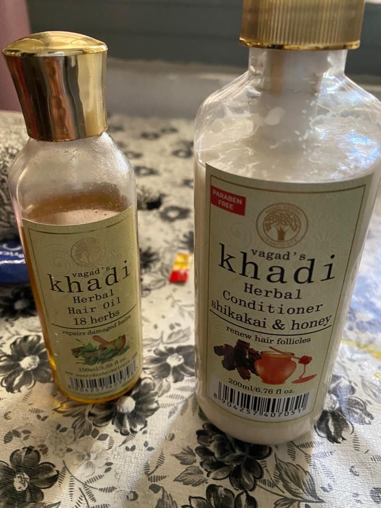 Herbal hair oil and conditioner one for $6 both $10, Beauty & Personal  Care, Hair on Carousell