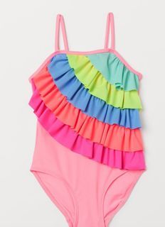 H&M Swim suit Rainbow 8-10yr