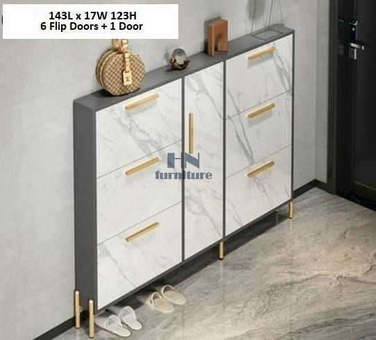 hn 0113 Ultra Slim Shoe Cabinet Furniture Home Living
