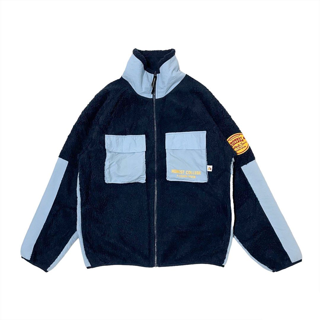 College sherpa jackets top