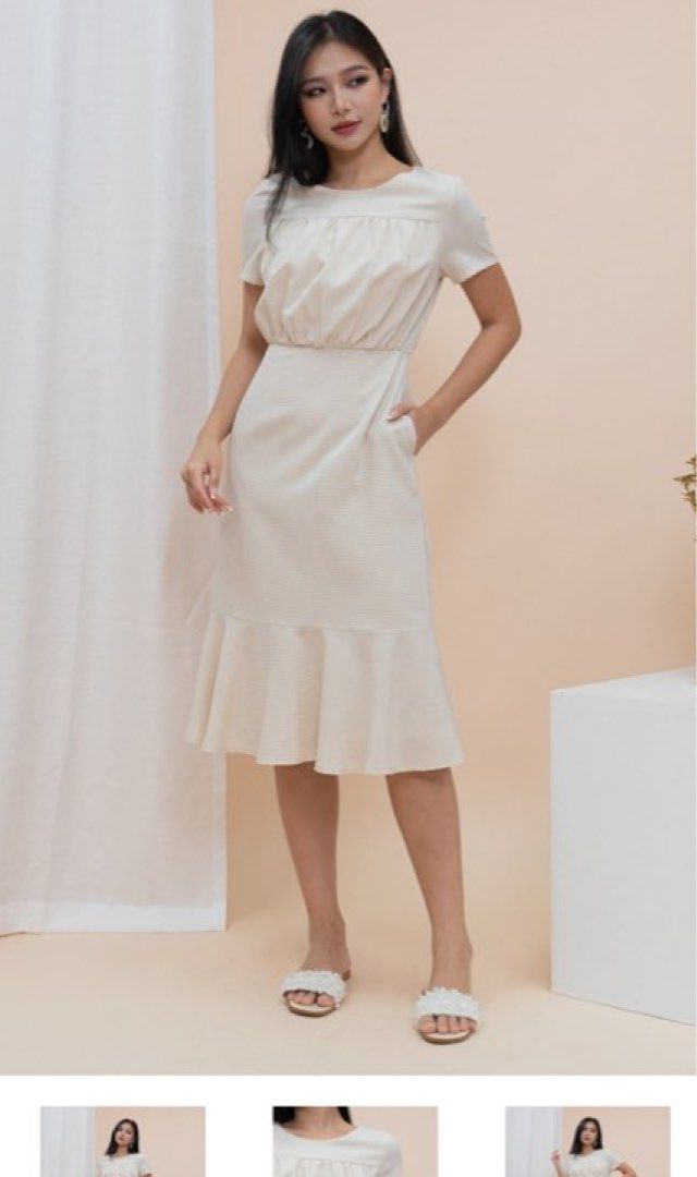 Gingham clearance work dress