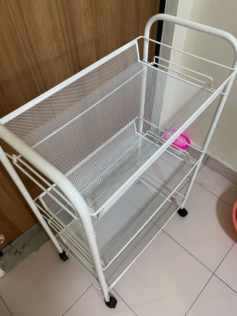 Ikea Trolley Rack, Furniture & Home Living, Furniture, Shelves