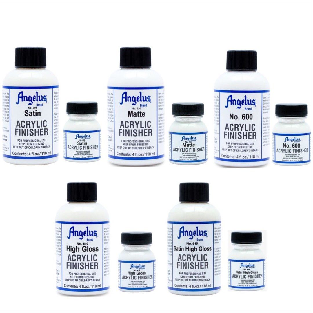 Angelus No.600 Acrylic Finisher 118ml, Hobbies & Toys, Stationery & Craft,  Other Stationery & Craft on Carousell