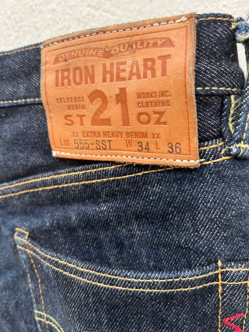 Iron heart, Men's Fashion, Bottoms, Jeans on Carousell