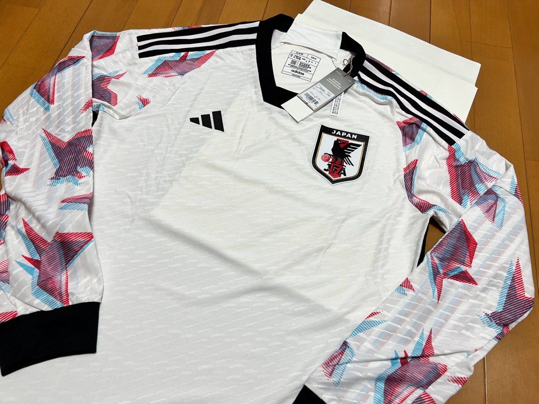 Japan 2022 World Cup Jersey Long Sleeve Away Kit, Men's Fashion