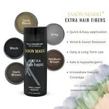 Jason Makki brand Extra Hair Fiber, Beauty & Personal Care, Hair on  Carousell