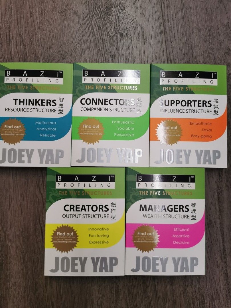 Joey Yap's bazi profiling the five structure, Hobbies & Toys, Books