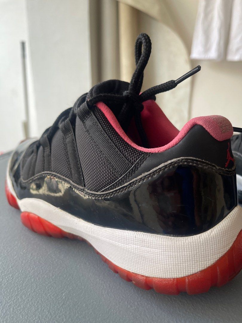 Jordan 11 Bred Low Size 9 US Men s Fashion Footwear Sneakers on