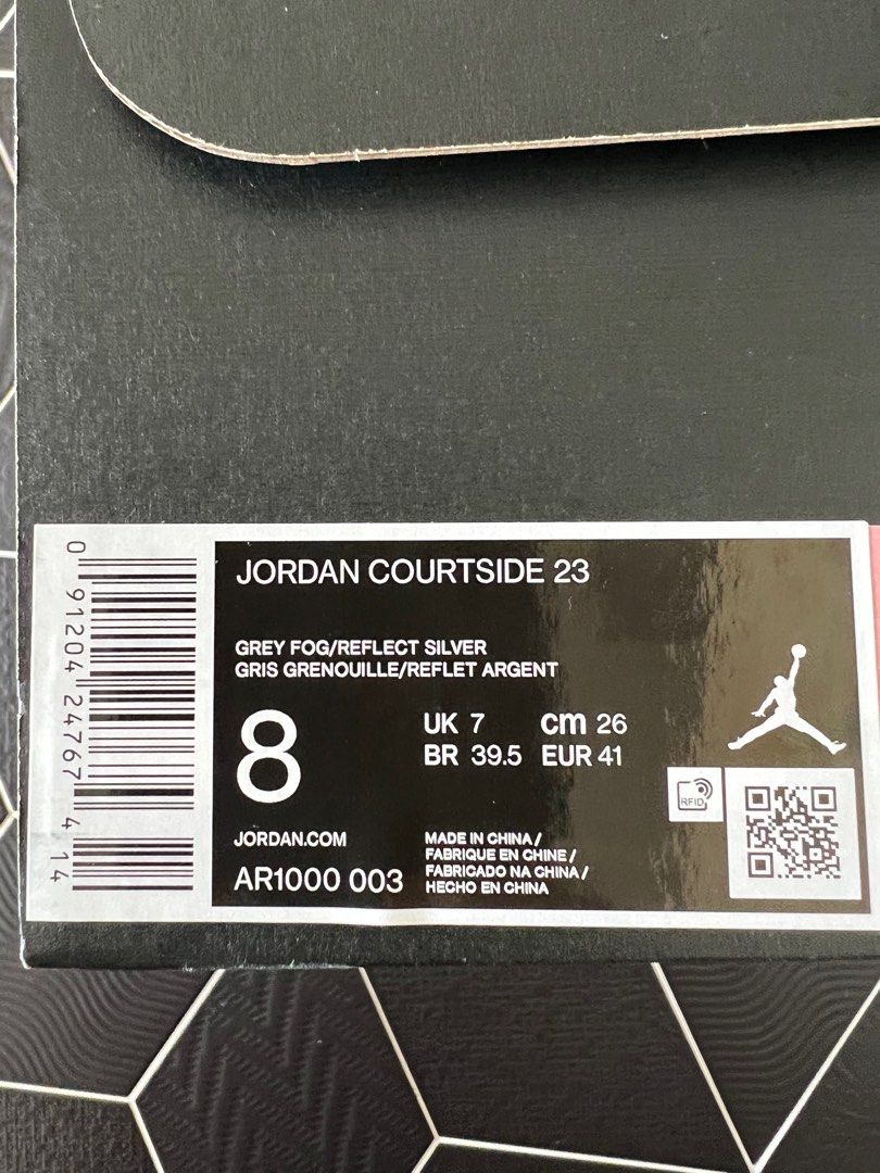 Jordan courtside new arrivals 23 gris