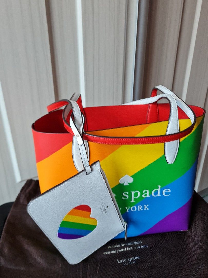 Kate spade outlet arch rainbow tote
