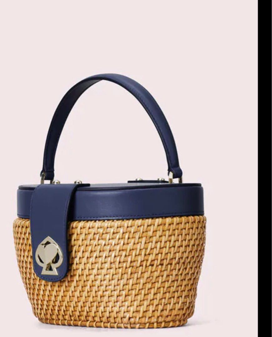 Rose medium top handle basket bag discount