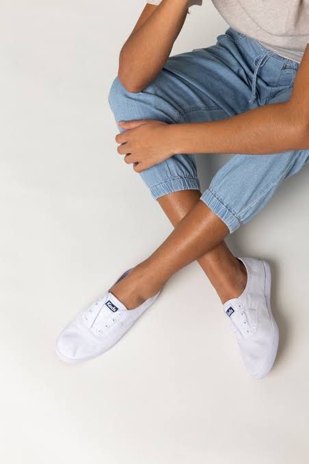 Keds champion leather slip on hot sale