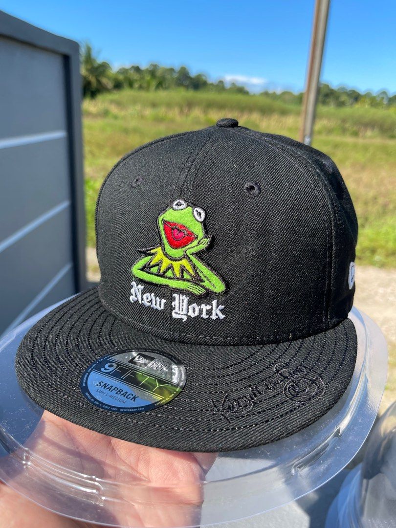 SALE KERMITS New Era NY 9FIFTY Black Snapback Men s Fashion