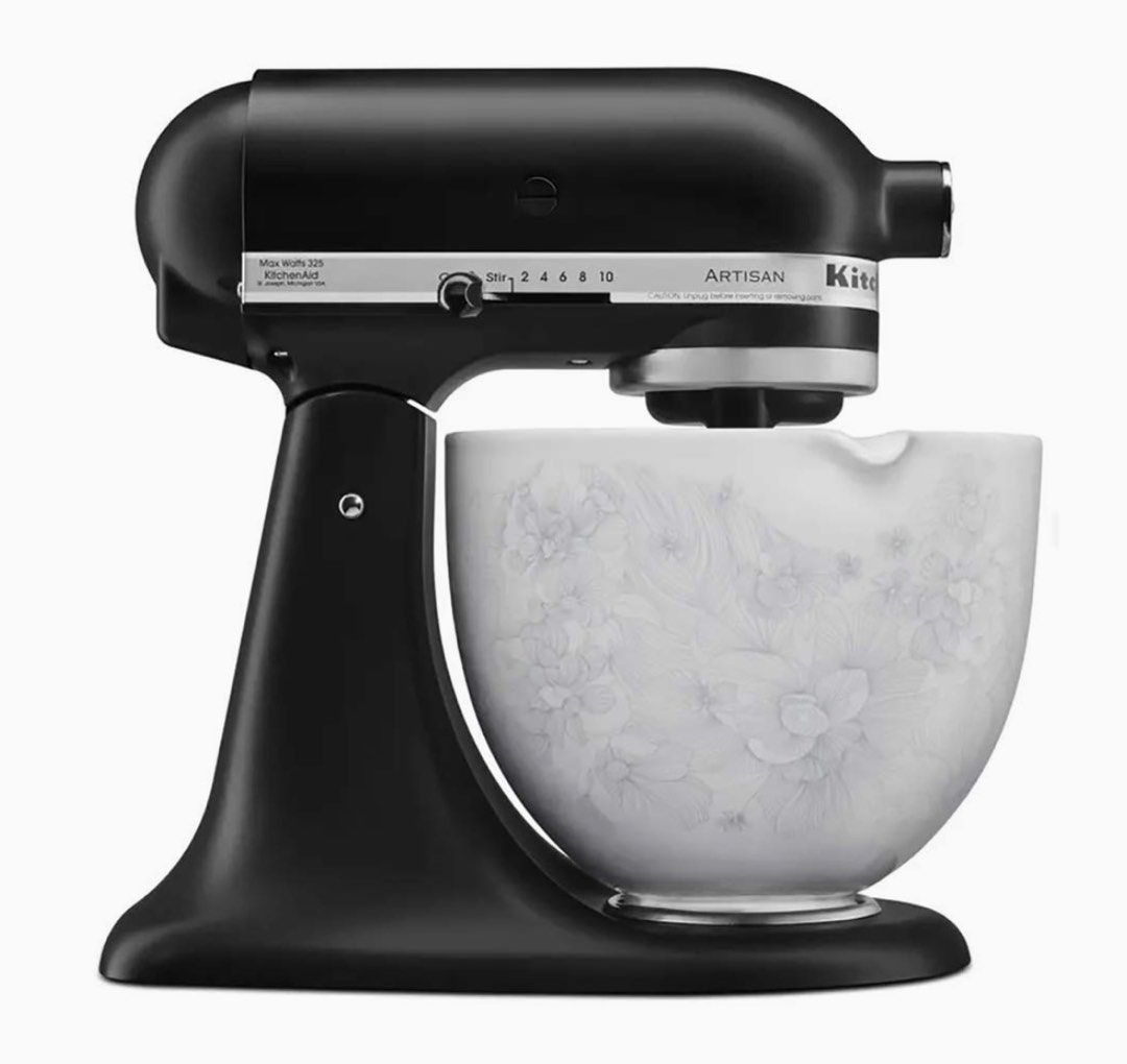 kitchenaid whispering floral ceramic bowl
