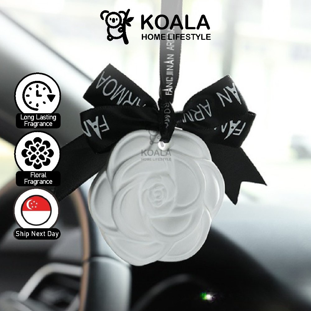 Koala Home Camellia Aromatherapy Car Pendant Solid Balm Various Scents