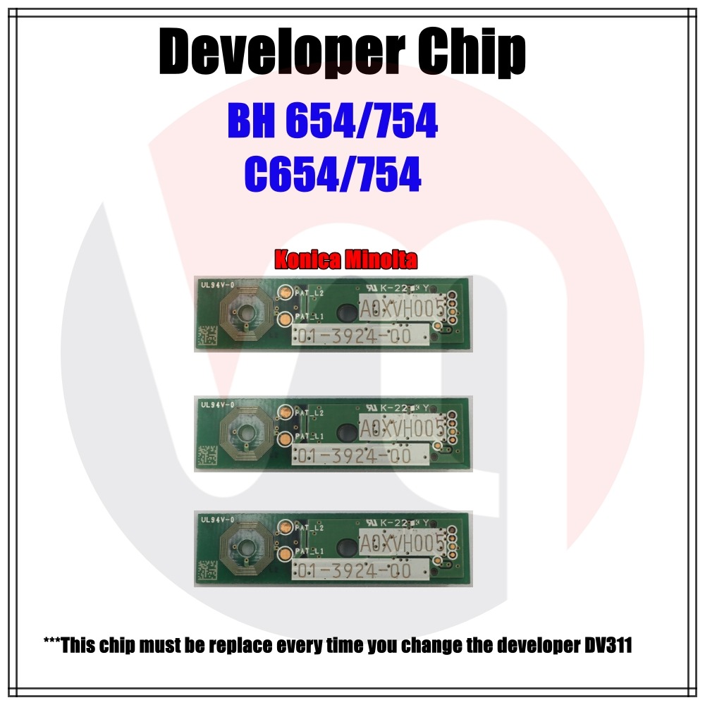 Konica Minolta Developer Chip C654 754 Bizhub, Computers & Tech