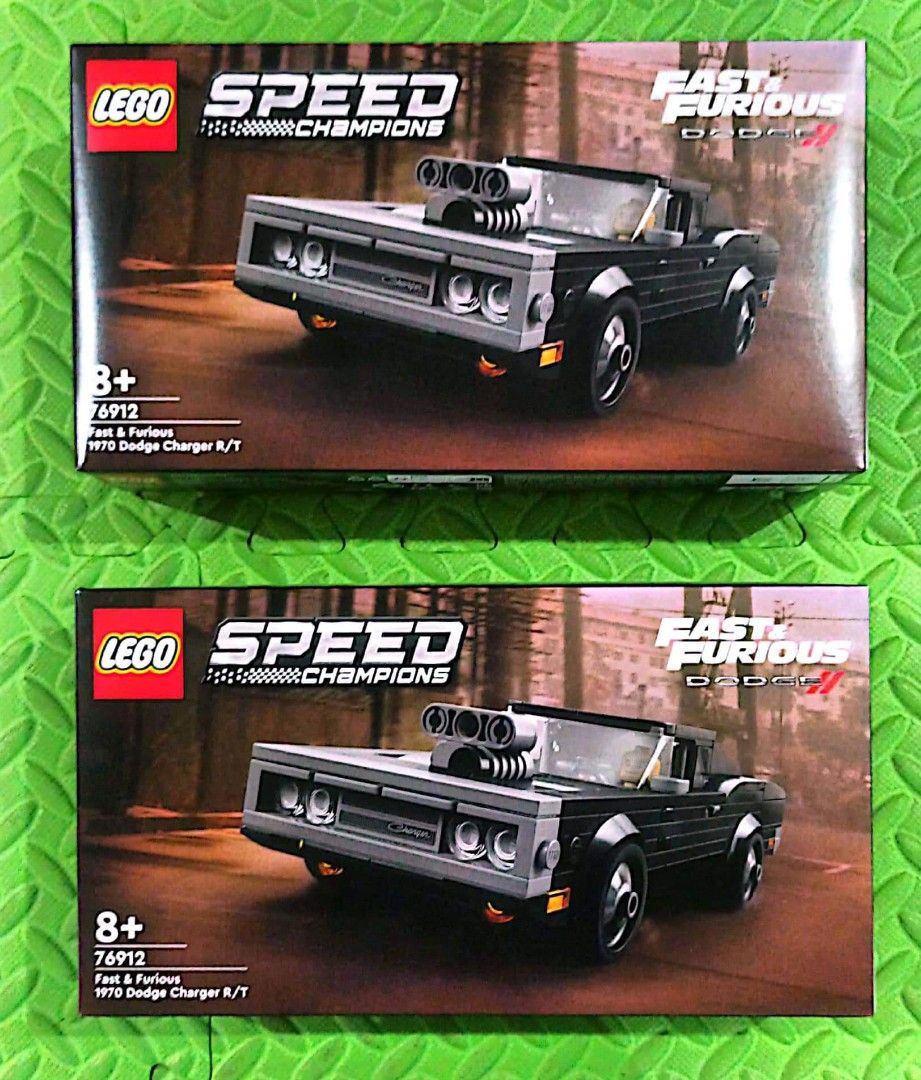 LEGO Speed Champions Fast & Furious 1970 Dodge Charger R/T 76912, Toy  Muscle Car Model Kit for Kids, Collectible Set with Dominic Toretto  Minifigure