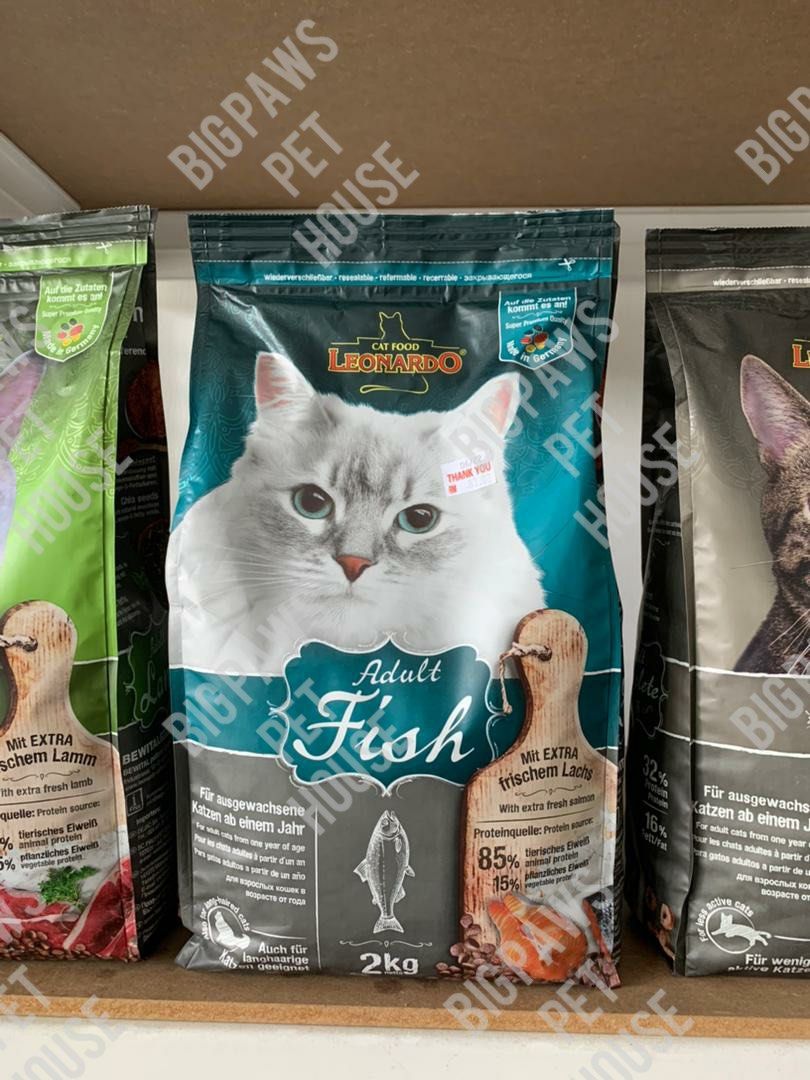 Leonardo Cat Food 1.8kg GF / 2kg Adult & Kitten Cat Kibbles Poultry