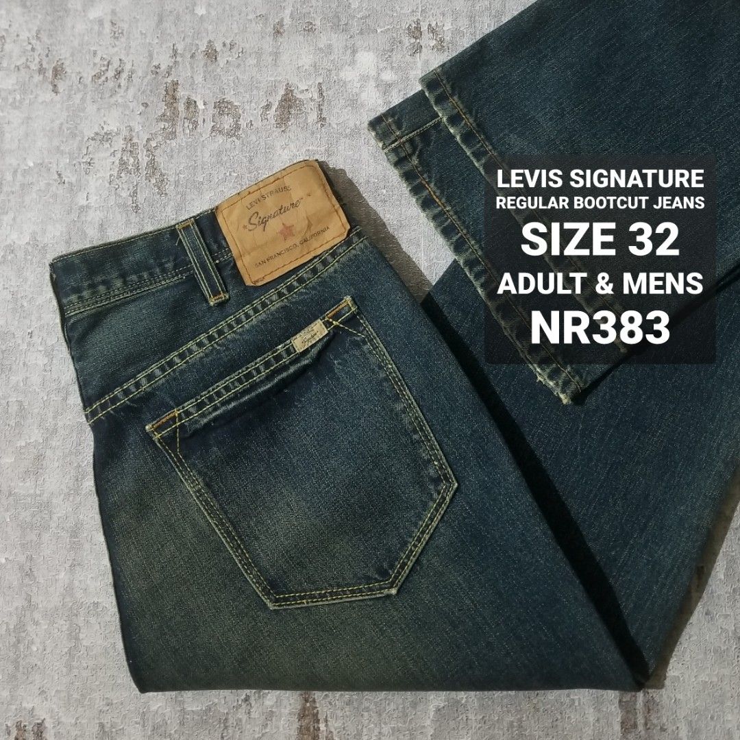 Levis Signature, Fesyen Pria, Pakaian , Bawahan di Carousell