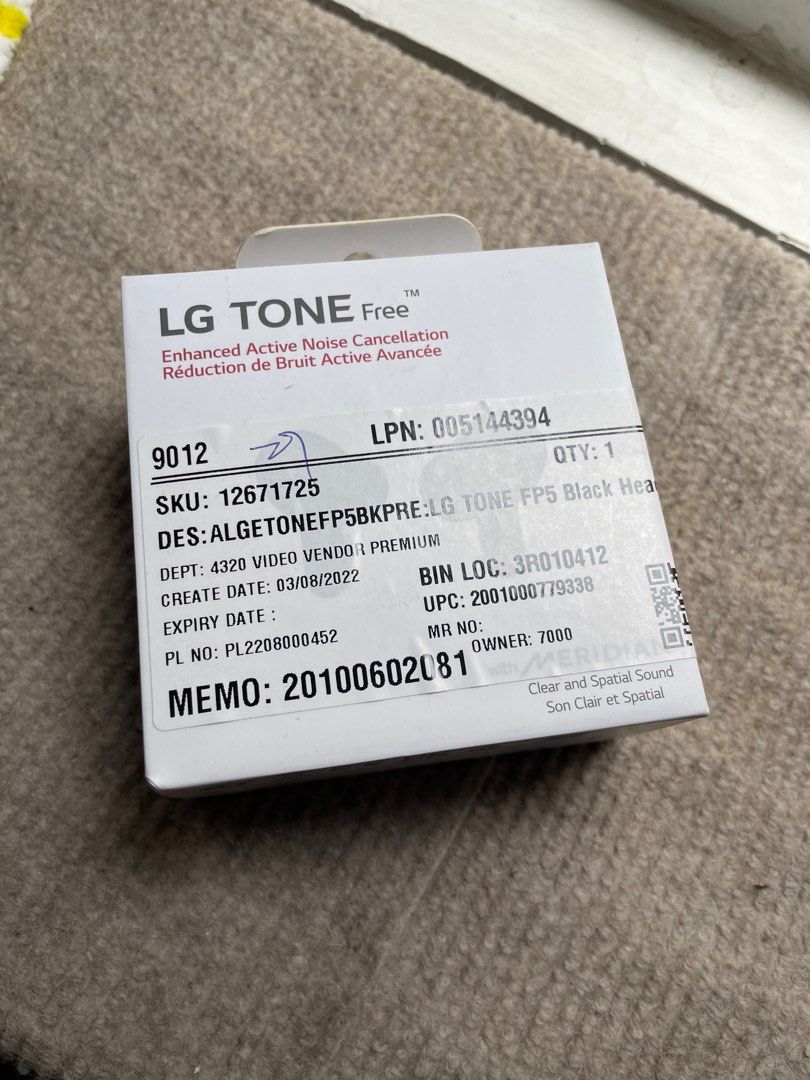 LG tone free fp5 Bluetooth noise cancelling earbuds, 音響器材, 頭戴式/罩耳式耳機 ...