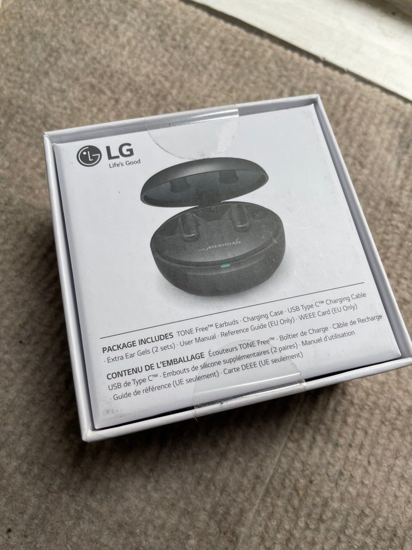 LG tone free fp5 Bluetooth noise cancelling earbuds, 音響器材, 頭戴式/罩耳式耳機 ...