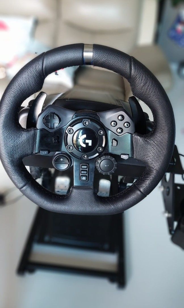 Logitech G923 +shifter with stand, Video Gaming, Gaming Accessories, In