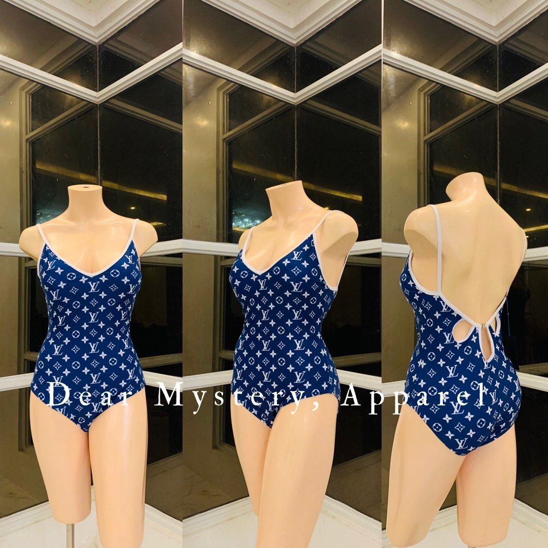 Shop Louis Vuitton MONOGRAM 2022 SS Monogram Gradient Cut-Out One-Piece  Swimsuit (1A9X2Q, 1A9X2I) by lufine