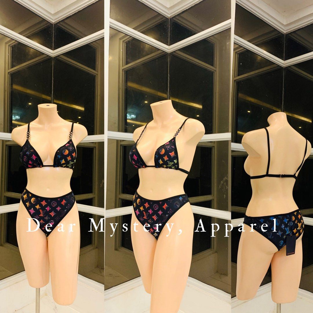 Two-piece swimsuit Louis Vuitton Silver size 36 FR in Polyester - 24799366