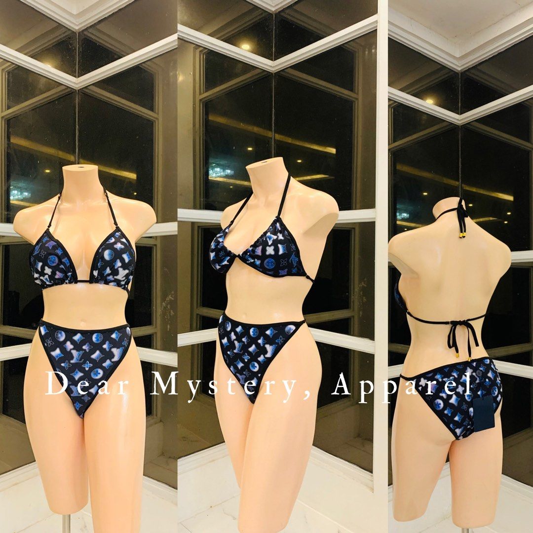 Two-piece swimsuit Louis Vuitton Burgundy size 40 FR in Polyamide - 36181213