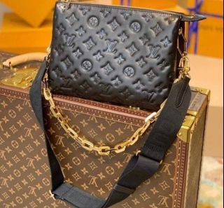 Louis Vuitton, Bags, Mint Louis Vuitton Pochette Coussin Woc Pink Purple  Lambskin Crossbody Bag Gold