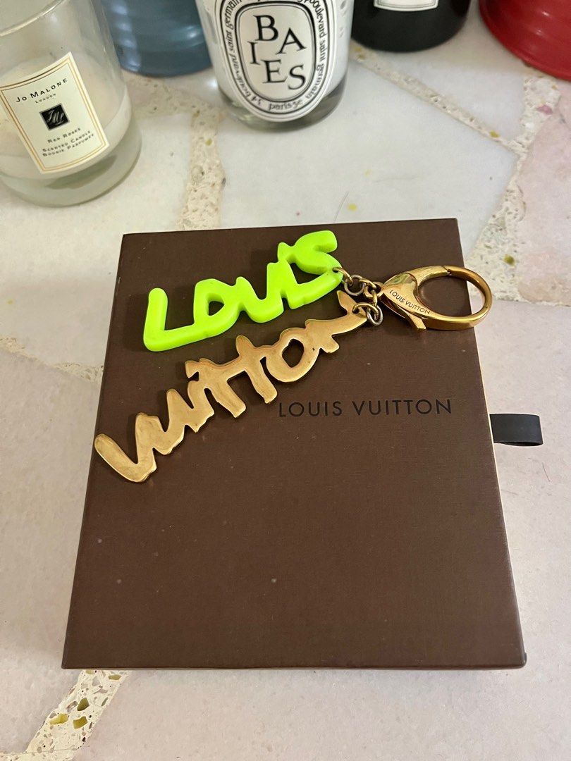 Authentic Louis Vuitton Sprouse Graffiti Bag Charm Keychain