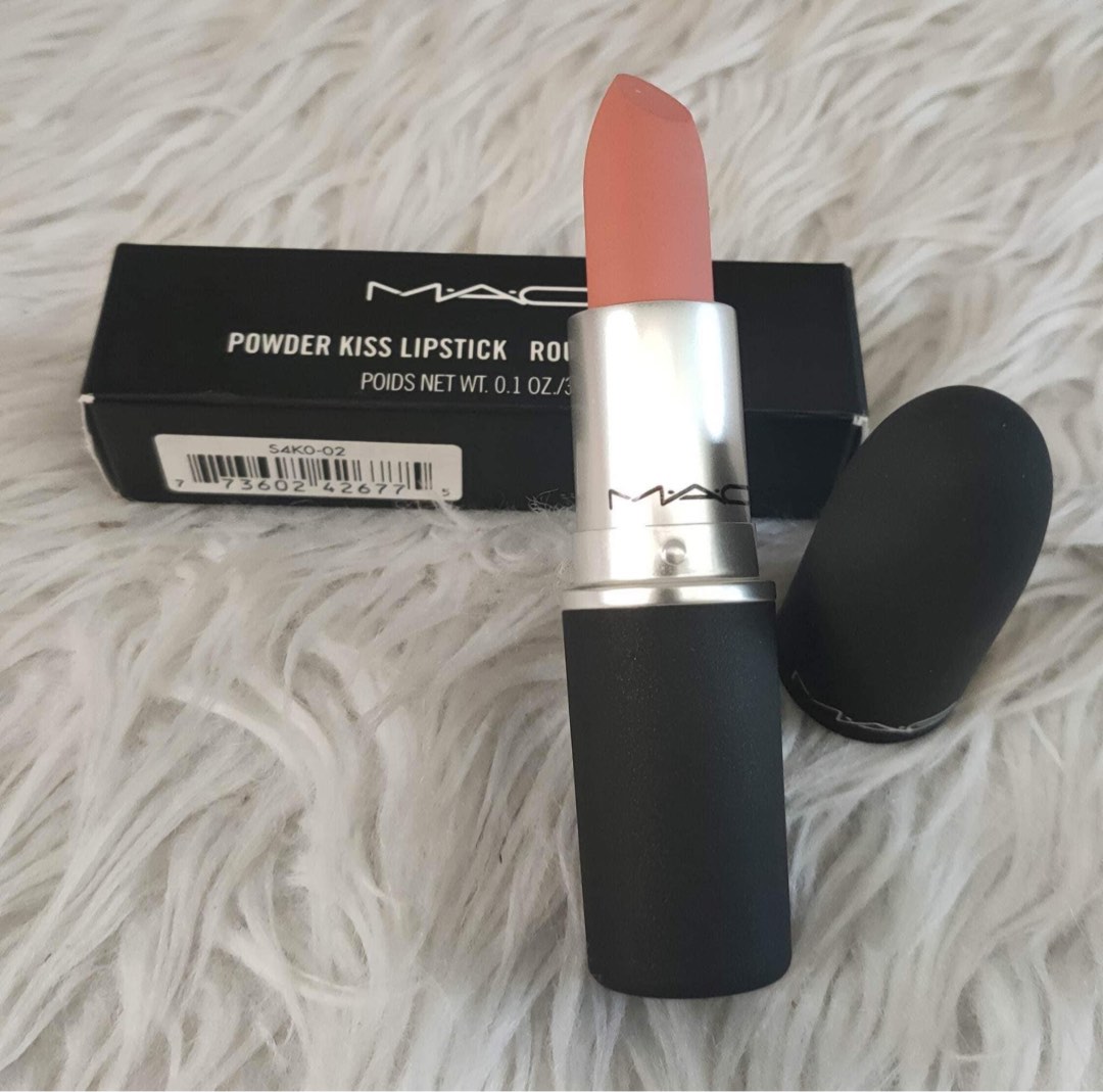 MAC Powder Kiss Lipstick Sweet, No Sugar 302, Beauty & Personal Care, Face, Makeup on Carousell
