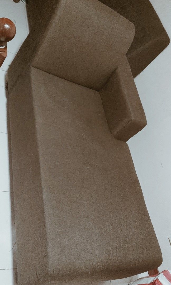 MANDAUE FOAM ERIC L SHAPE SOFA, Furniture & Home Living, Furniture, Sofas on Carousell