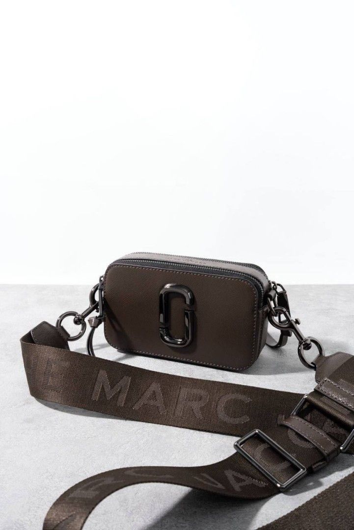 Marc Jacobs The Snapshot DTM Crossbody Bag - Ink Grey