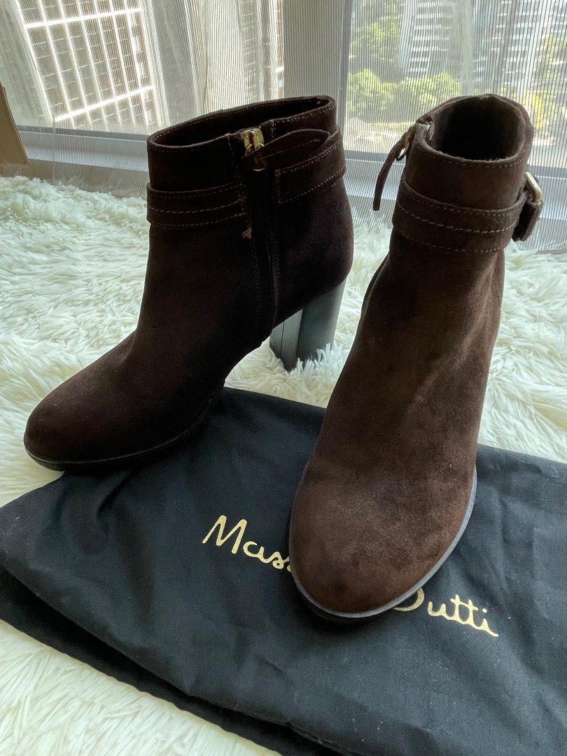 Massimo dutti suede boots cheap
