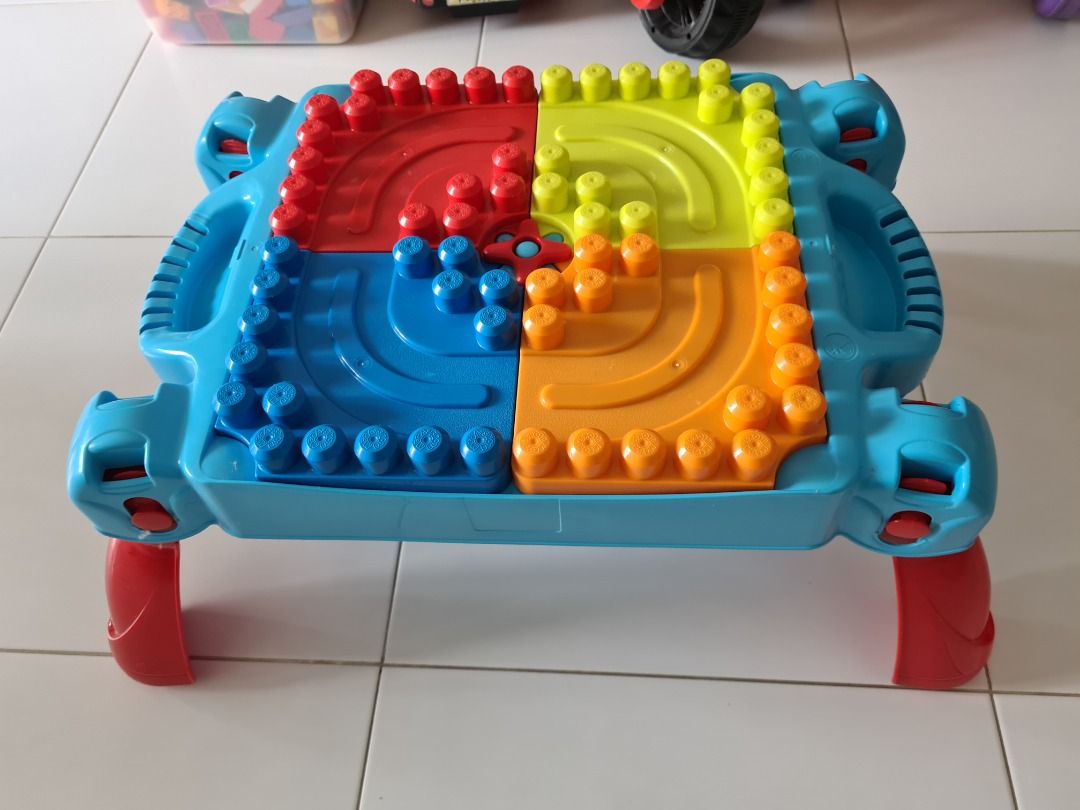 Price for All Mega Bloks Table, Wagon and Block Pieces, Babies