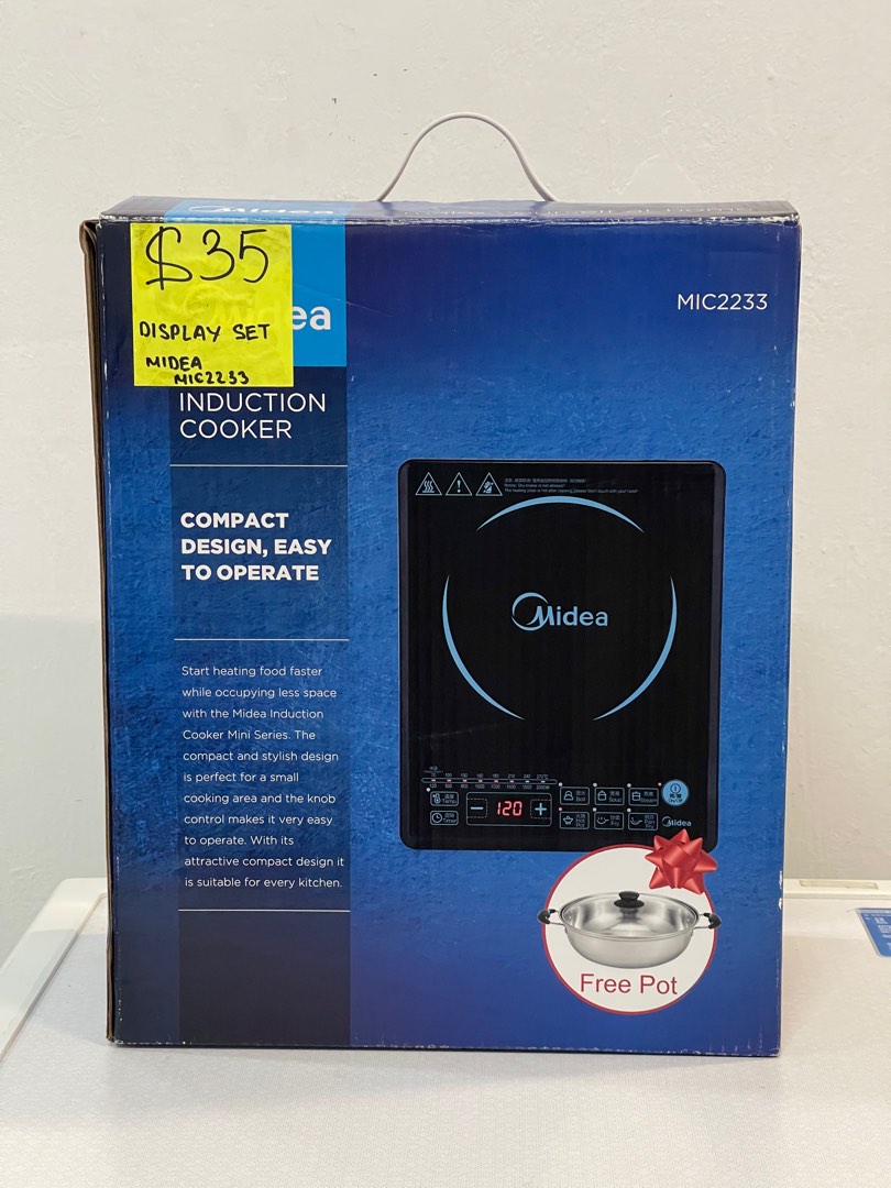 MIDEA MIC2233 TABLE TOP INDUCTION COOKER Display Set 35, TV & Home