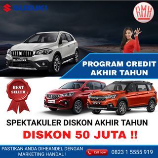 [Mobil Baru] Promo Suzuki Akhir Tahun Diskon up to 50 Jt