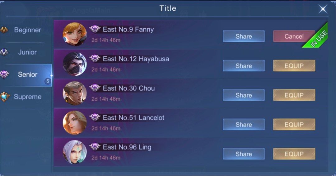 Mlg Account Mobile Legends Account, Video Gaming, Gaming Accessories, In-Game ...