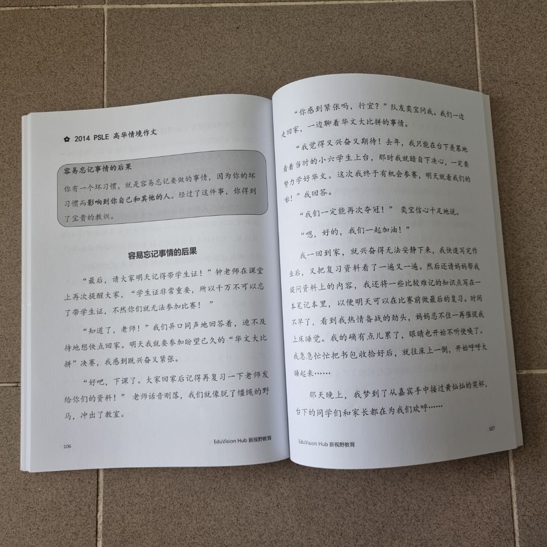 Model Compositions for Past Year PSLE Chinese Exams, Hobbies & Toys ...