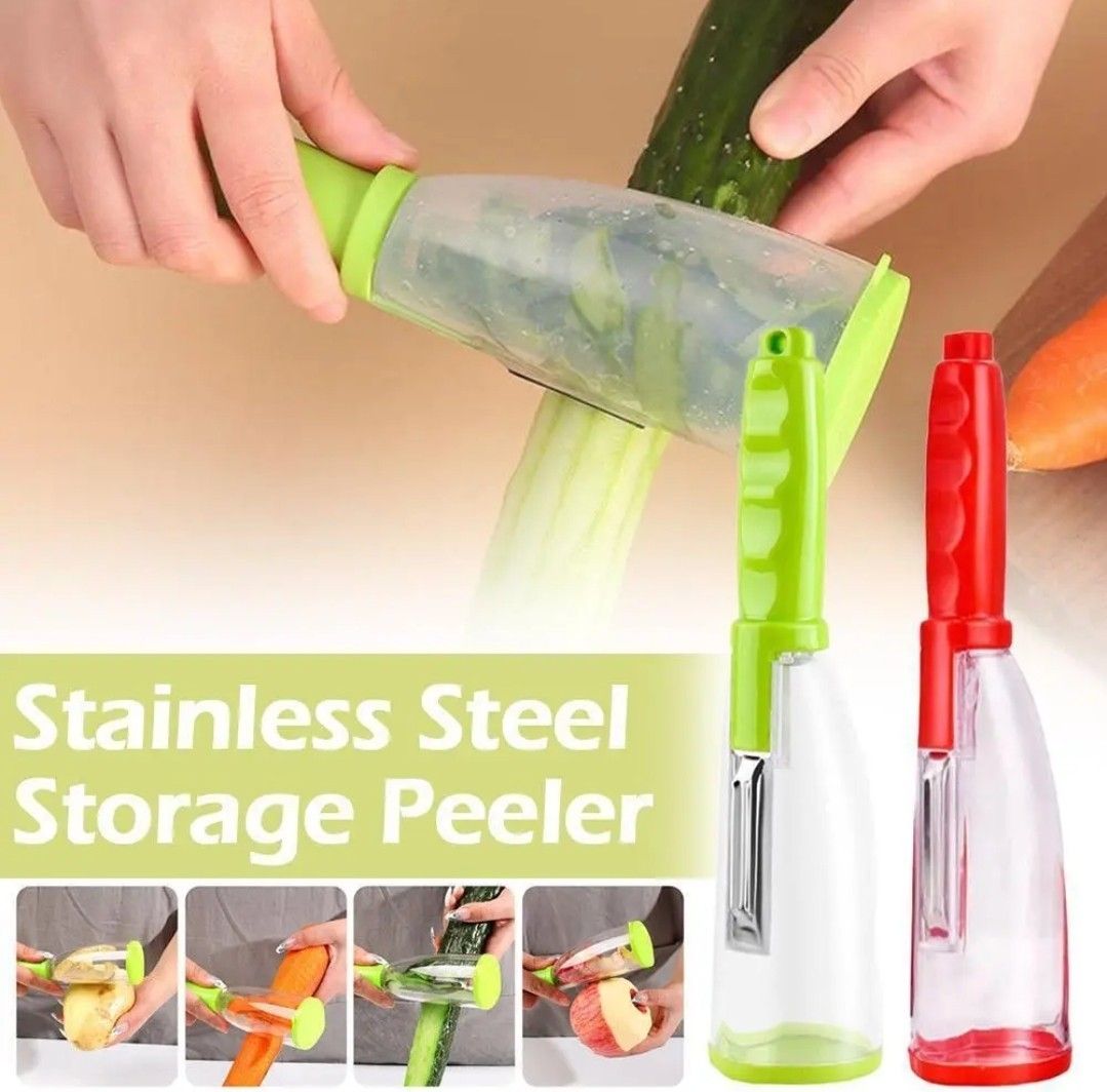 Storage Type Peeling Knife Potato Cucumber Peeler With Storage