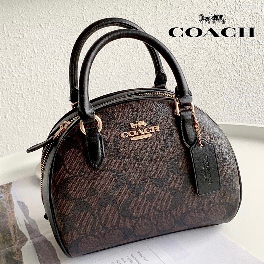 Coach boston bag size online