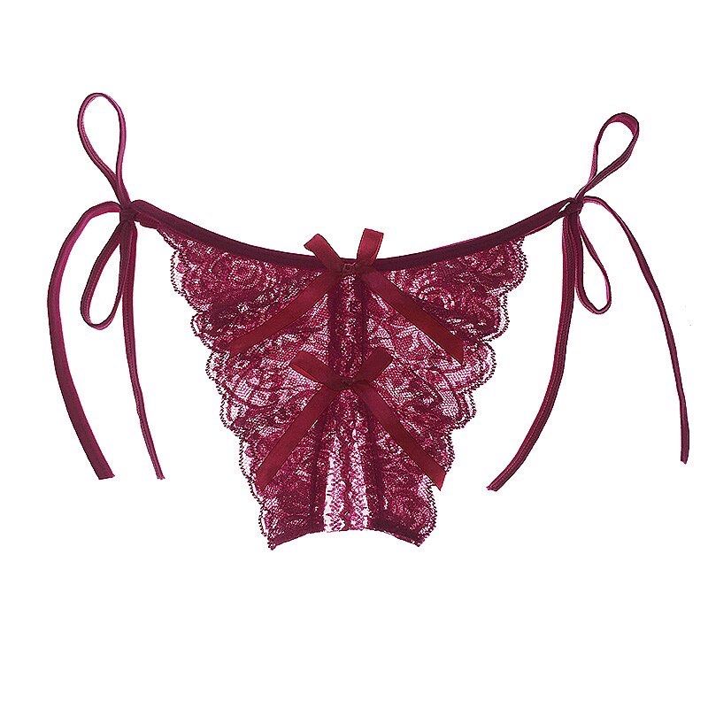 Crotchless Sexy Thong Briefs Panties G-String Lingerie Open Crotch Underwear