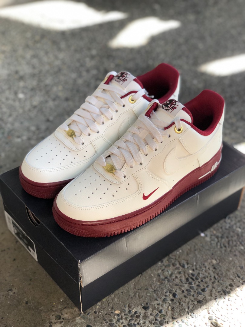 Nike Air Force 1 Low '07 SE 40th Anniversary Edition Sail Team Red (W ...