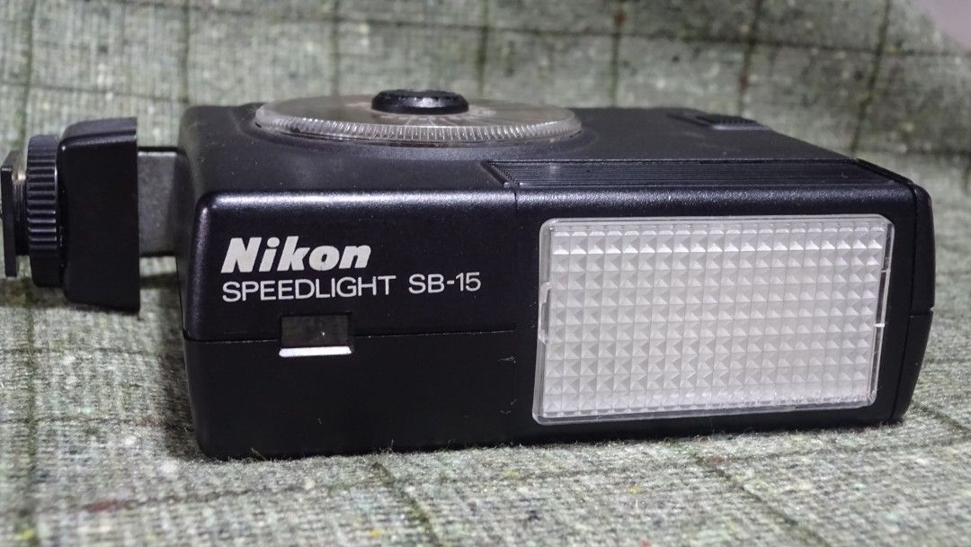 Nikon Speedlight SB-15 camera flash (Category: Flashes) located in Paranaque City. Submitted by kutoi.ancheta (Listing ID 1200193192, Image 1). Description: Nikon Speedlight SB-15 camera flash https://www.mir.com.my/rb/photography/hardwares/classics/nikonf3ver2/flash/sb15/index.htm ₱2000 Condition: seems to be functioning! Compatibility is your responsibility! As is only! No warranties! pm for inquiries. Sure buyers only! #nikonspeedlight #Speedl