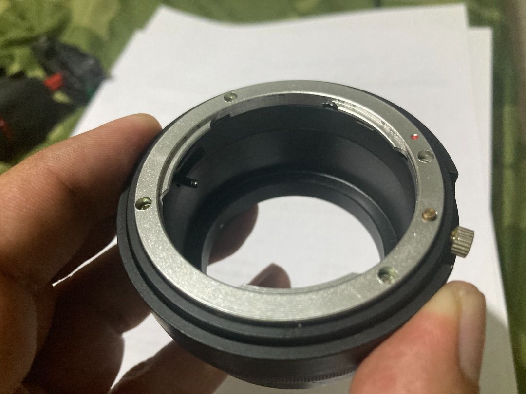 Nikon-Sony NEX Adapter (Category: Cameras) located in Cavite. Submitted by boggsbognot (Listing ID 1200045436, Image 3). Description: For Sale: Nikon Lens G to Sony E-Mount Lens Adapter - Adapter only, no box - Manual Focus - Used with my Nikon 35mm Prime Lens to Sony NEX 6 Body RFS: Will buy Sony 35mm E-Mount lens.
